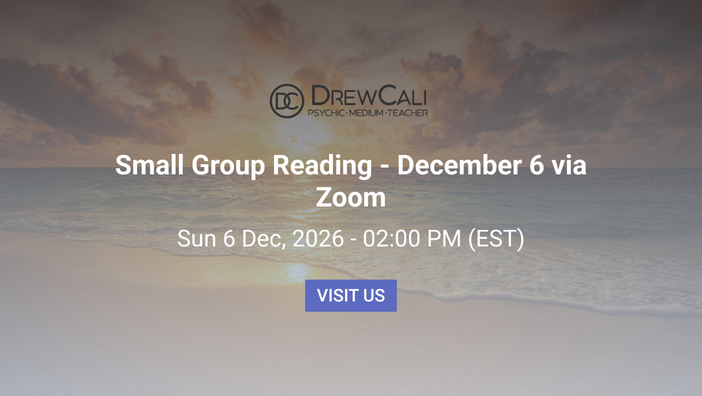 Small Group Reading - December 6 via Zoom